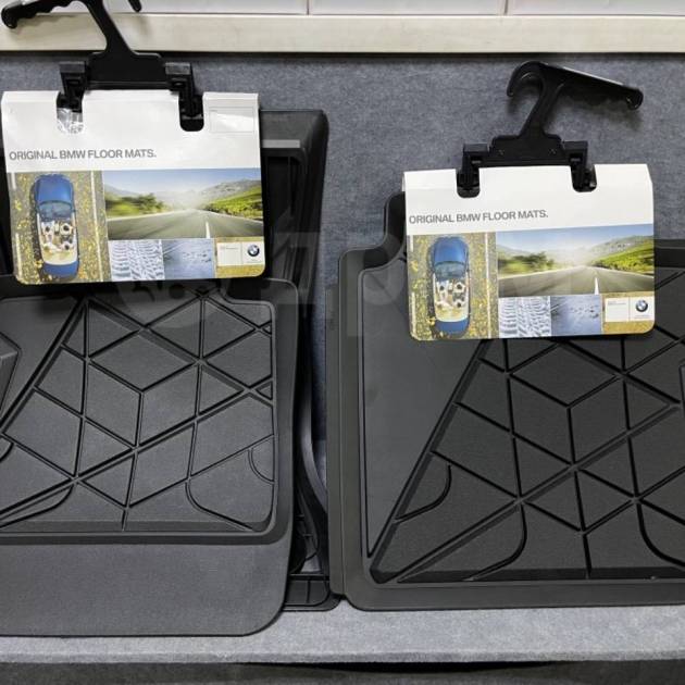 *** BMW İ7 G70 KASA SİYAH KAUÇUK PASPAS SETİ