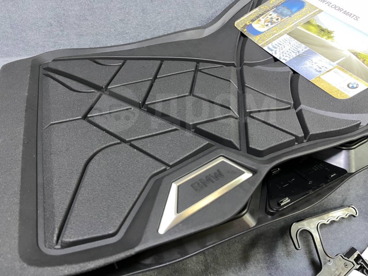 *** BMW İ7 G70 KASA SİYAH KAUÇUK PASPAS SETİ - Görsel 7