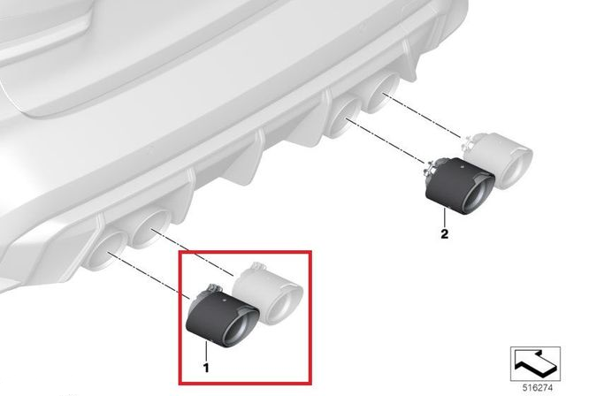 *** BMW M4-G82 M PERFORMANS KARBON EGZOS UCU - Görsel 7
