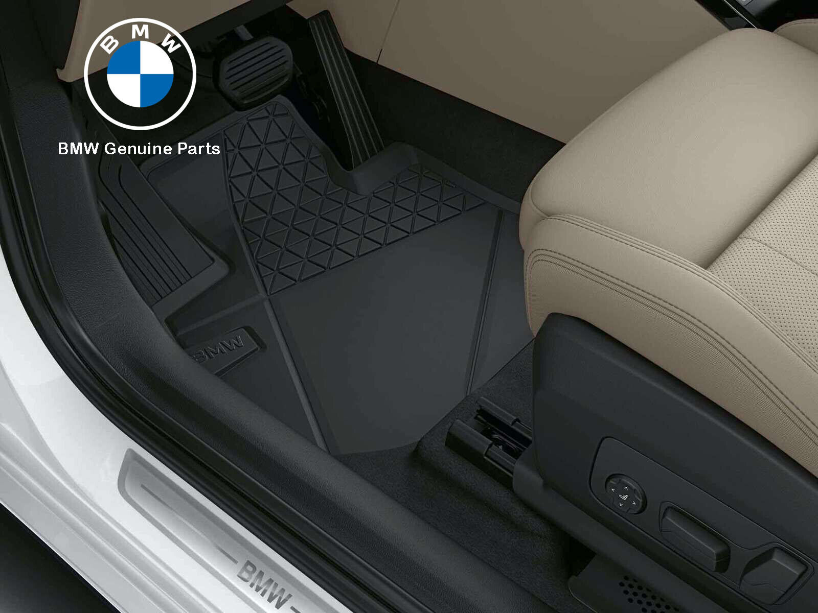 *** BMW U11-U06 KAUÇUK SİYAH PASPAS