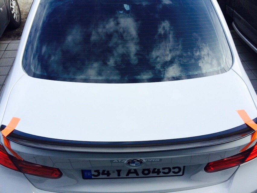 *** F30 KARBON SPOİLER - Görsel 2