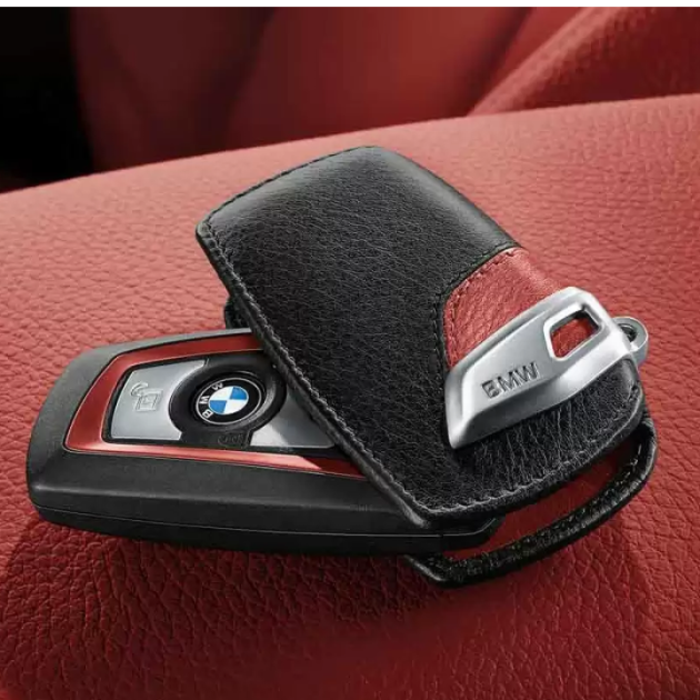 *** BMW DERİ ANAHTARLIK F SERİSİ ORJİNAL KIRMIZI
