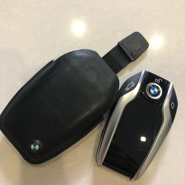 *** BMW EKRANLI DERİ ANAHTARLIK KILIFI - AKILLI ANAHTAR KILIFI