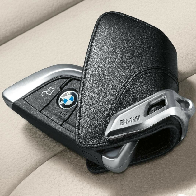 *** BMW DERİ ANAHTARLIK F SERİSİ ORJİNAL SİYAH